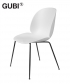 Beetle Chair White / czarny skandynawskie krzesło designerskie | Gubi | GamFratesi | Design Spichlerz
