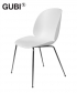 Beetle Chair White / chrom skandynawskie krzesło designerskie | Gubi | GamFratesi | Design Spichlerz