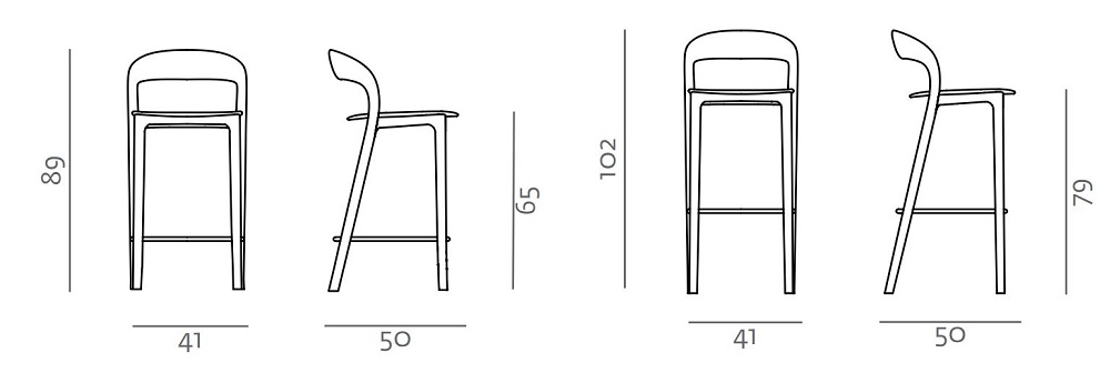 Neva drewniane krzesło Artisan Design Spichlerz wymiary
