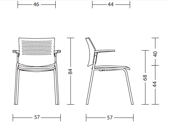 Cato krzesło 4 Kloeber Design Spichlerz wymiary