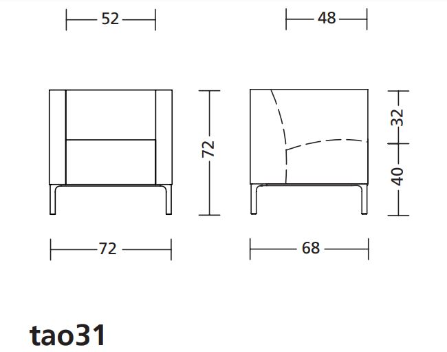 Tasso 2.0 fotel Klöber Design Spichlerz wymiary