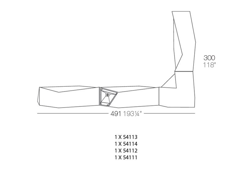 Faz End bar Vondom Design Spichlerz kompozycja