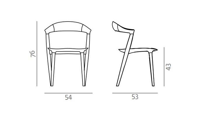 Addo krzesło drewniane Artisan Design Spichlerz wymiary
