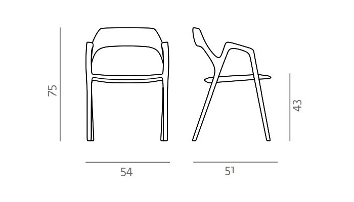 Ging krzesło drewniane Artisan Design Spichlerz wymiary
