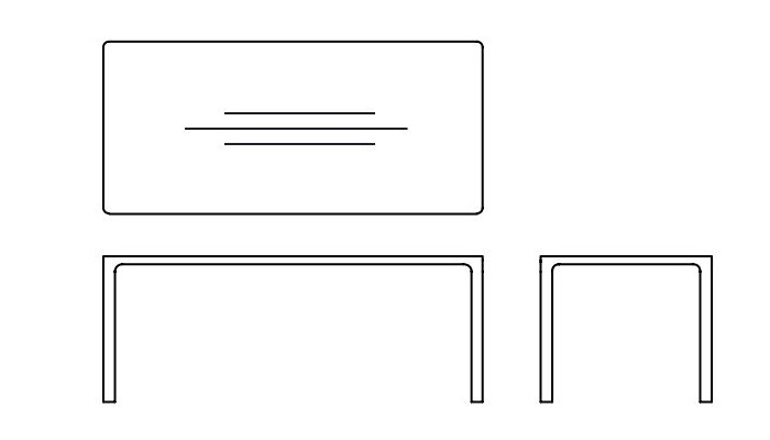 Stół Jean Table Artisan dostępny jest w pięciu długościach