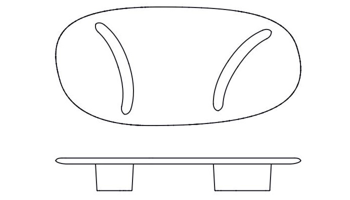Designerski stolik kawowy Monument Coffee Table Artisan