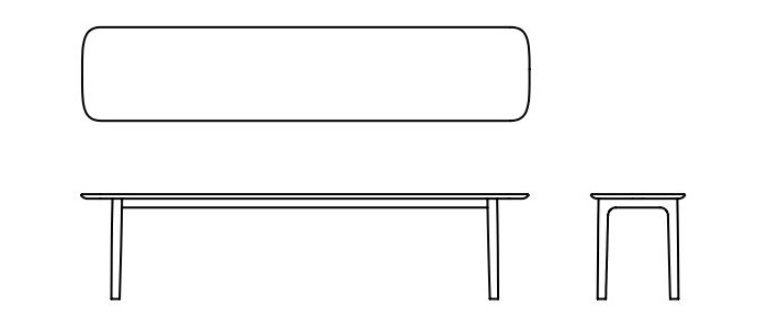 Ekskluzywna ławka Neva Bench Artisan dostępna jest w różnych wielkościach