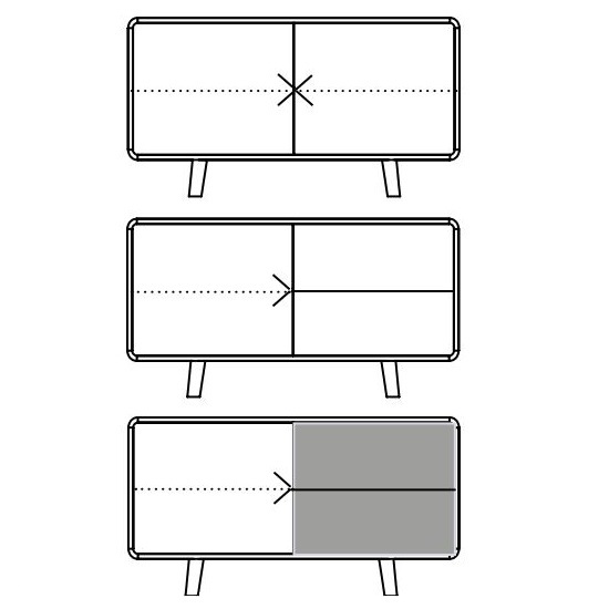 Komoda Neva Sideboard 75 Artisan wersja 140