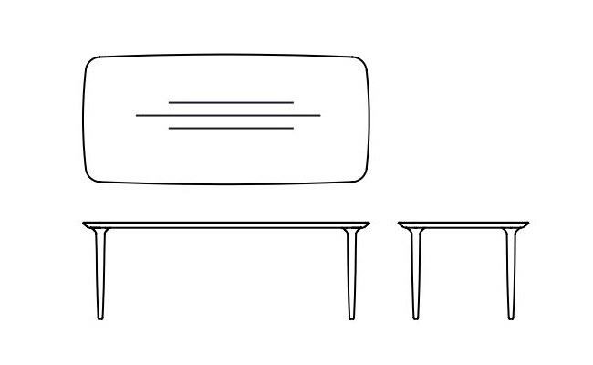 Elegancki stół Pasha Table Artisan dostępny jest w siedmiu długościach