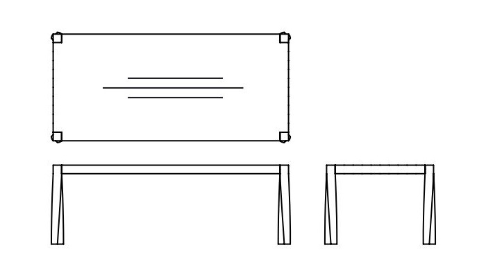 Elegancki stół Tor Table Artisan dostępny jest w 10 długościach