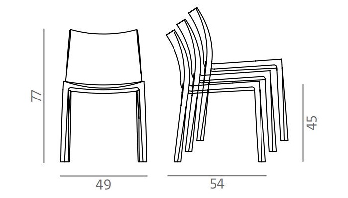 Nowoczesne krzesło z podłokietnikami i pięknie skręconymi nogami Torsio Artisan wymiary