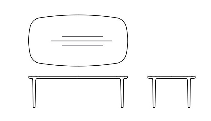Elegancki stół Wu Table Artisan dostępny jest w 11 wielkościach