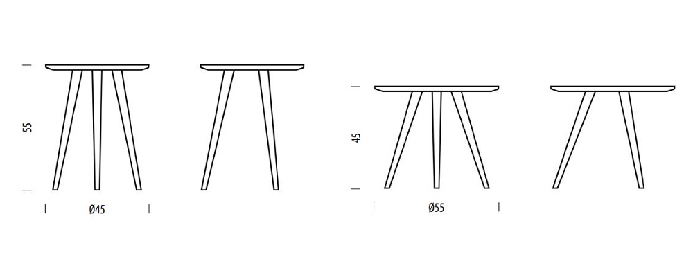 Arp stolik boczny Gazzda Design Spichlerz wymiary