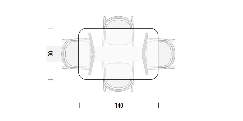 Ava stół Gazzda Design Spichlerz wymiary 140