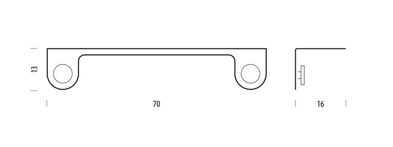 Hook półka 70 Gazzda Design Spichlerz wymiary