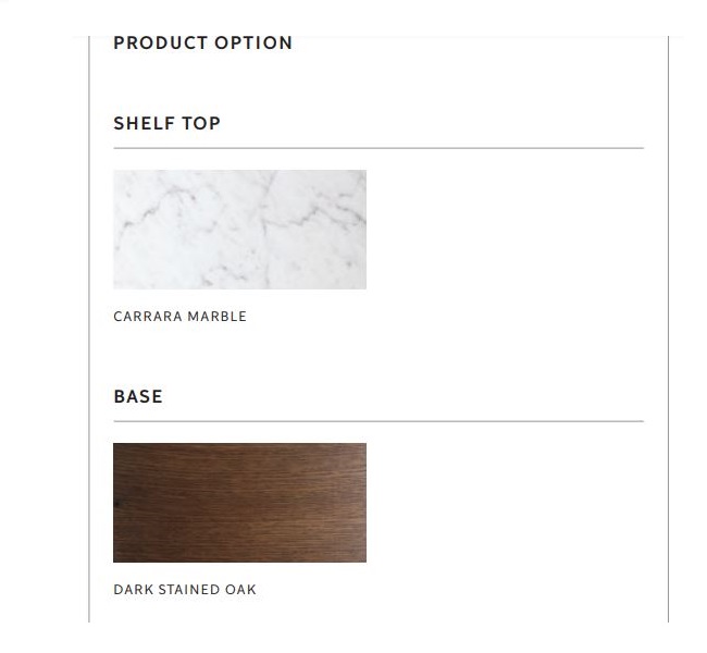 Corbel półka Menu Design Spichlerz wykończenie