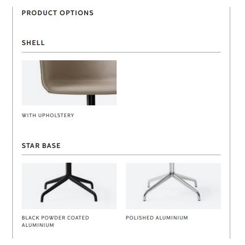 Harbour Dining Chair Chrome Star Base Menu Design Spichlerz opcje