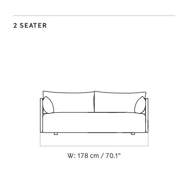 Offset sofa 2 MENU w Design Spichlerz wymiary