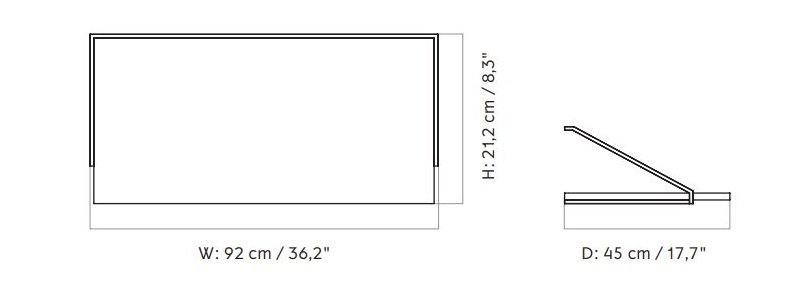 Rail Desk biurko Menu Design Spichlerz wymiary