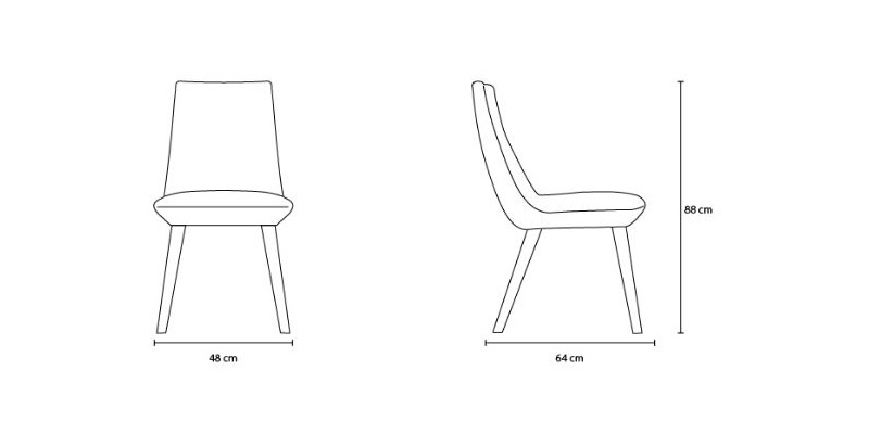 Beret 301 krzesło Tonon Design Spichlerz wymiary