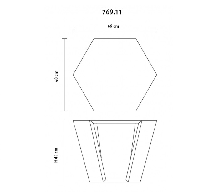 Diamonds 769 stolik kawowy L Tonon Design Spichlerz wymiary