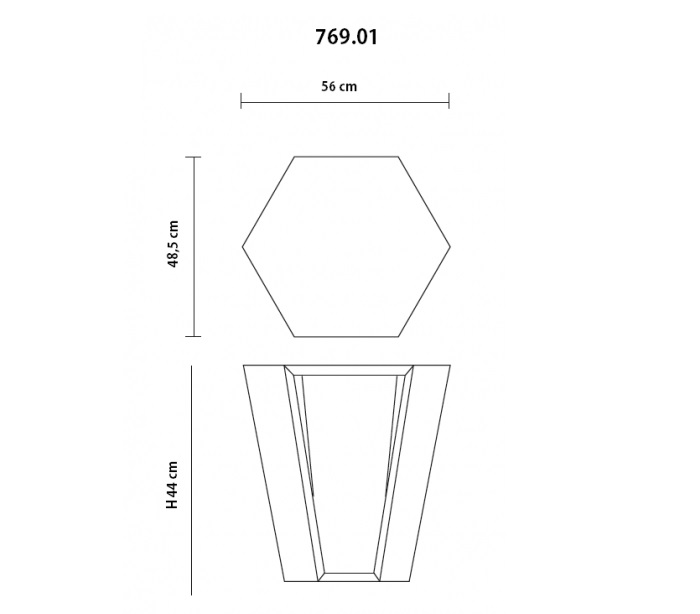 Diamonds 769 stolik kawowy M Tonon Design Spichlerz wymiary