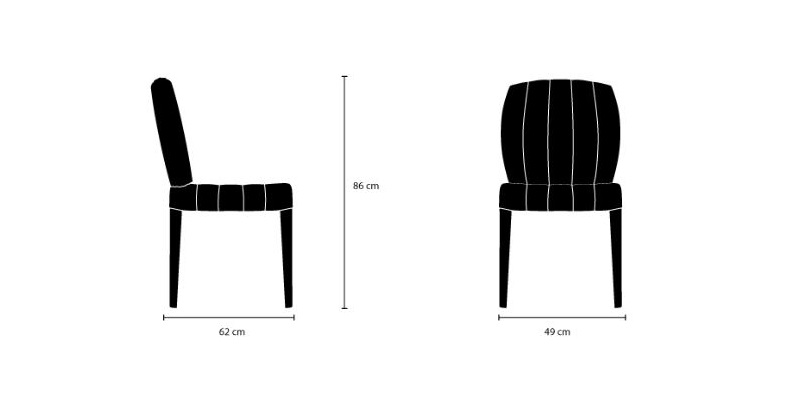 Gallant 344 krzesło Tonon Design Spichlerz wymiary