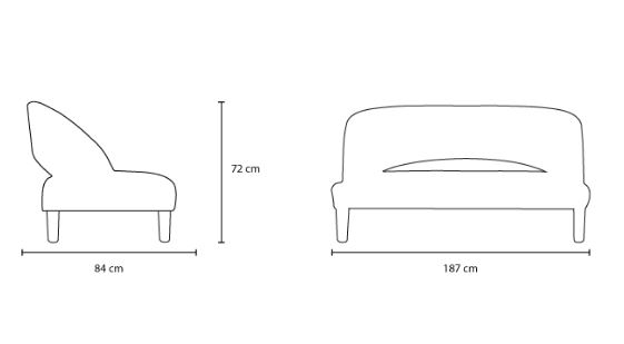 Libra Sofa 298.51 sofa Tonon Design Spichlerz wymiary