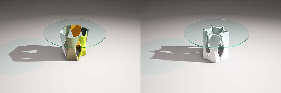 Mac’s stół okrągły Tonon Design Spichlerz kombinacje