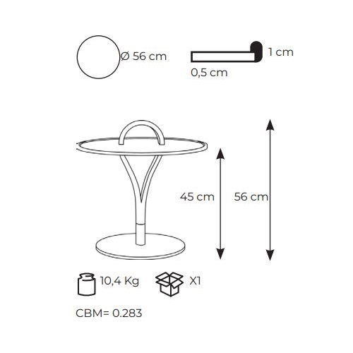 Up 917 stolik kawowy Tonon Design Spichlerz wymiary