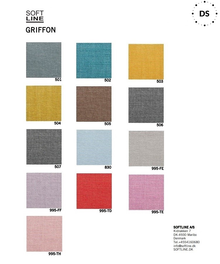 Kanapa do salonu z funkcją spania Duet Daybed Softline tapicerka  Griffon