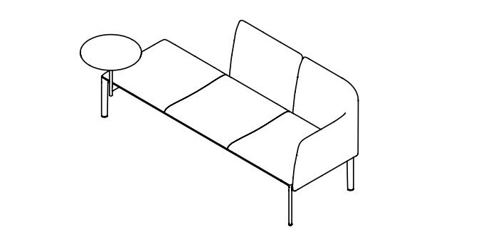 Designerska sofa Add Classic Lapalma