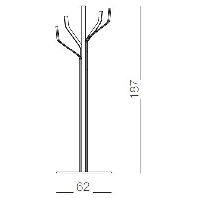 Stylowy wieszak Albero Coat-Hanger Lapalma