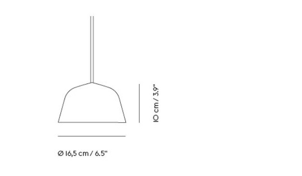 Lampa wisząca Ambit Ø16,5 Muuto