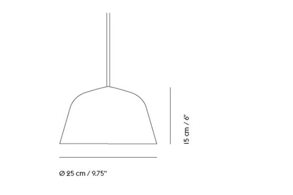 Lampa wisząca Ambit Ø25 Muuto