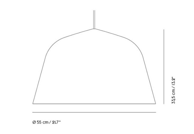 Lampa wisząca Ambit Ø55 Muuto