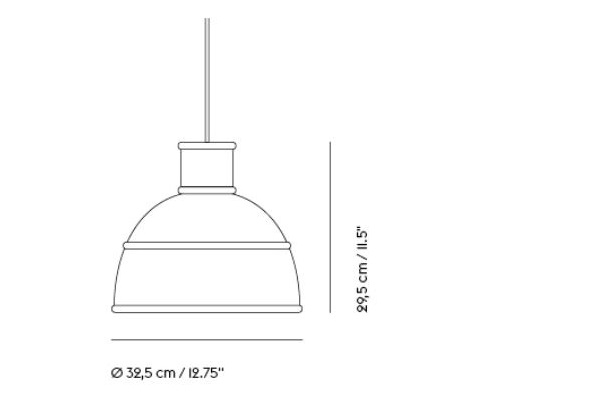 Lampa wisząca Unfold Muuto